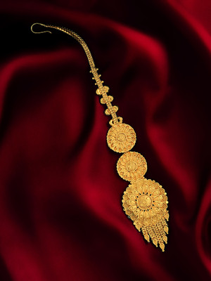 arch fashion Brass Maang Tikka