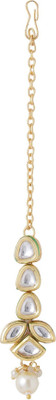 YELLOW CHIMES Metal Maang Tikka