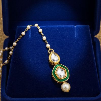 SHI Jewellery Brass Maang Tikka