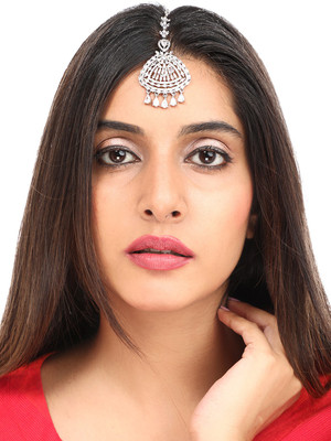 YELLOW CHIMES Alloy Maang Tikka