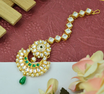 SHI Jewellery Alloy Maang Tikka