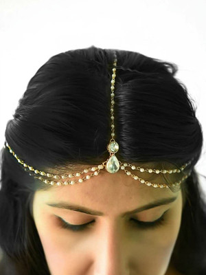 JN Handicraft Alloy Maang Tikka