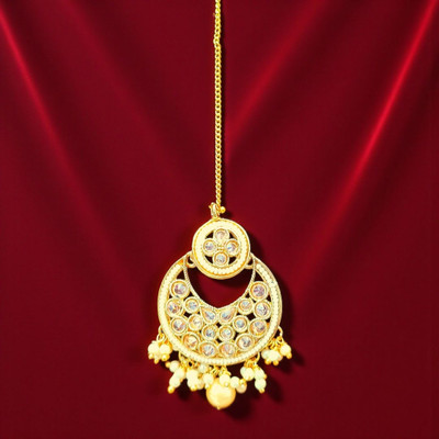 Aroras Bridal & Fashion Jewellery Brass Maang Tikka