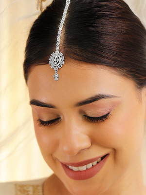 RUBANS Brass Maang Tikka