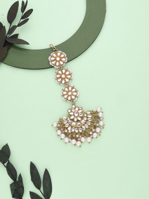 brado jewellery Brass Maang Tikka