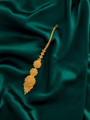 arch fashion Brass Maang Tikka