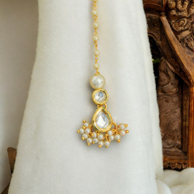 SHI Jewellery Brass Maang Tikka