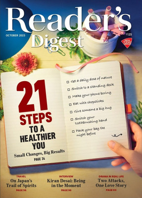 Reader's Digest India - October 2025 - 21 Steps To A Healthier You Magazines(English)