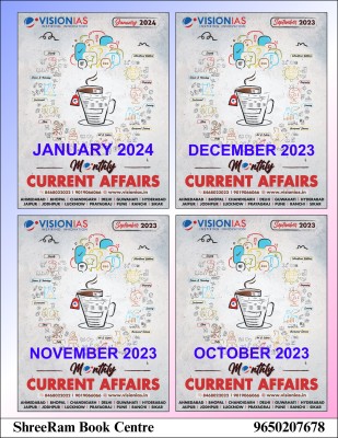 Vision IAS Monthly Magazine Current Affairs January 2024 to October 2023 Magazines(English)