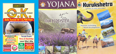 GK Today May 2024 and Yojana Kurukshetra English April 2024 Magazines(English)