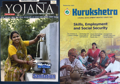 Yojana Kurukshetra English September 2025 Skills, Employment and Social Security Magazines(English)