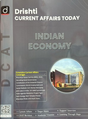 Drishti IAS Current Affairs Today English March 2024 - Indian Economy Magazines(English)