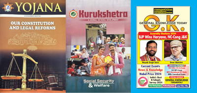 General Knowledge Gk Today November 2024 & Yojana Kurukshetra Eng November 2024 Magazines(English)