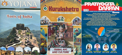 Yojana Kurukshetra English June 2024 and Pratiyogita Darpan English July 2024 Magazines(English)