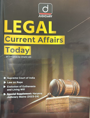 Drishti IAS Legal Current Affairs Today July 2024 - Special on Judiciary Magazines(English)