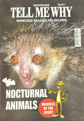 Manorama Tell Me Why April 2024 - Nocturnal Animals Marvels of the Night Magazines(English)