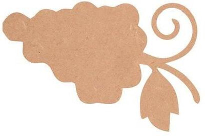 HANDCRAFTLO MDF Wooden Grapes Fridge Magnet Decorative Kitchen Home Décor Gift Fridge Lovers Fridge Magnet, Door Magnet, Kitchen Organiser Magnet Pack of 1(Brown)