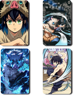 Stargust Leaf Ninja Legacy Magnet Set (Pack of 4) | Stylish MDF Wooden Fridge Magnets Fridge Magnet, Photo Gallery Magnets Pack of 4(Multicolor)