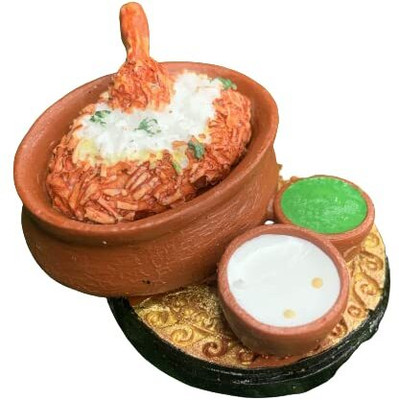 brikshi biriyani magnet Fridge Magnet, Magnetic Paper Holder Pack of 1