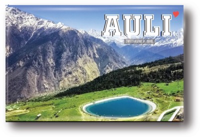 PEACOCKRIDE Love Auli I Switzerland of India I Uttarakhand I Souvenir I Travel Memories I Fridge Magnet Pack of 1