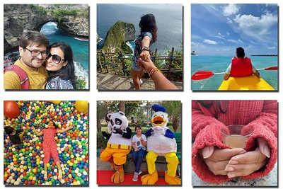 DRAMEBAZ Personalized Photo Memory Fridge Magnets – Custom Magnet Set of 6 (3x3 inch ) Fridge Magnet, Multipurpose Office Magnets, Photo Gallery Magnets Pack of 6(Multicolor)