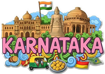 MV Creations India(Karnataka) Printed Theme Souvenir Aycralic/vinyl Magnet Refrigerator Décor Fridge Magnet Pack of 1(Multicolor)