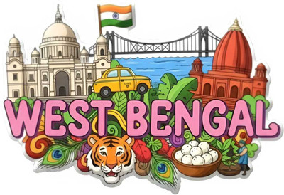 MV Creations india (West Bengal) Printed Theme Souvenir Aycralic Magnet Refrigerator Décor Fridge Magnet Pack of 1(Multicolor)