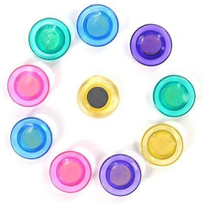 KRAFTMASTERS Magnetic Fridge Buttons - Pack of 10. (Large) Fridge Magnet Pack of 1(Multicolor)