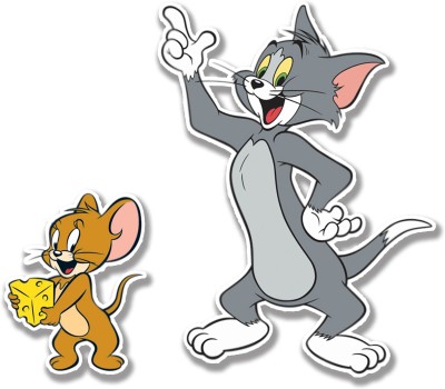 Regalocasila Kids Cartoon Refrigerator Magnet Kids Birthday Gifts Acrylic Print Tom & Jerry Fridge Magnet Pack of 1(Multicolor)