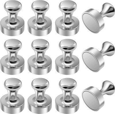 jamunesh 12PCS Strong Fridge Magnets Extra Strong Neodymium Magnet Strong Refrigerator Magnetic Paper Holder Pack of 1