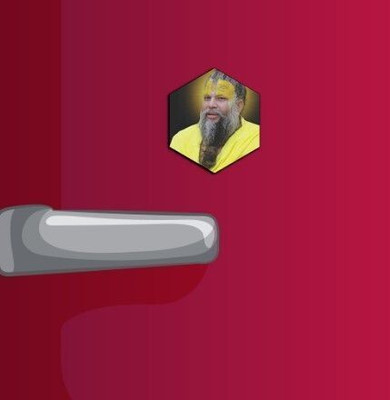 Paridhi Premanand Maharaj Fridge Magnet Fridge Magnet, Door Magnet, Kitchen Organiser Magnet Pack of 1(Multicolor)