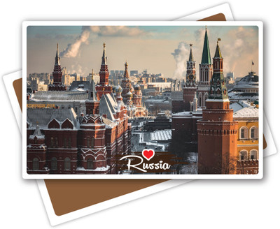 Connect & Collect Travel lover Memorable Acrylic Fridge magnets 3x2 inch Fridge Magnet Pack of 1