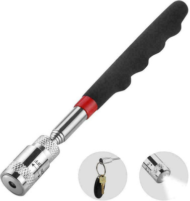 AS TOOL CENTER Telescopic Magnetic Pickup Tool with LED Light 81cm Extendable Magnet Magnetic Pickup Tool(NA, LED Light Included)