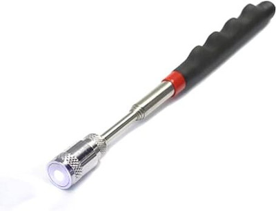 AS TOOL CENTER Magnetic Pick Up Tool with LED Light, Telescoping Pickup Tool Magnetic Pickup Tool(Flexible, LED Light Included)