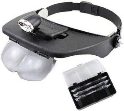 SHUANG YOU Four Lens Magnifier 3.5x Magnifying Glass (Black) 3.5x Magnifying Glass(Black)