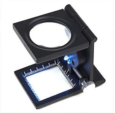 Star Magic 2led 10X Magnifying Glass(Black)