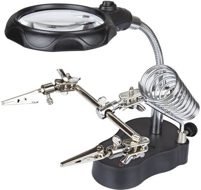Abdullah Table Magnifier 3.5x Magnifying Glass(Black)