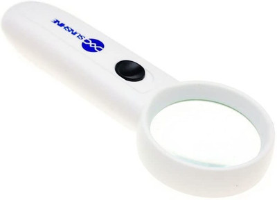 BABA TOOLS MG6B-3 Hand Magnifier With Light 5X POCKET(White)