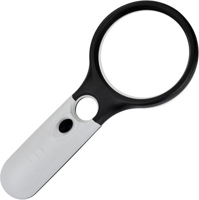 XPEDITION XPERTS 3 LED Handheld Magnifier Ideal for Reading, Crafts, Hobby ML-2264 3x Handheld Magnifying Glass(Black)