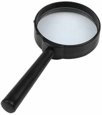 Protos India.Net 50MM Black Magnifying Glass Magnifier 3.5X Magnifying lens Glass (Black) 5x Magnifying glass(Black)