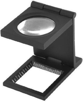 Star Magic Loupe With Scale 10X Magnifying Glass(Black)