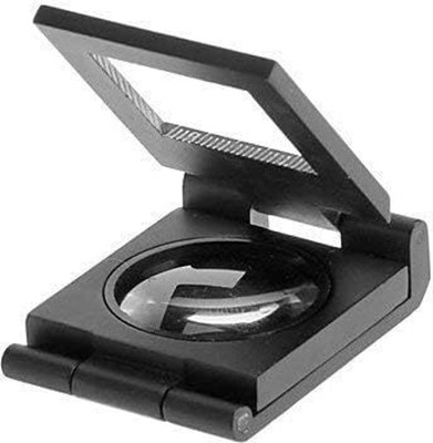 wagela Adjustable Loupe ABS Headband Magnifying Jeweler Loupe Magnifying Glasses 10X Interchangeable Eyeglass Magnifier for Reading(Black)