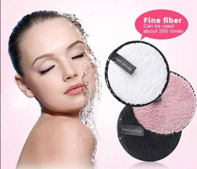 GULGLOW99 Makeup Remover Pads Rounds Reusable Cotton Pads for Facial Cleansing Puff Makeup Remover(3 Wipes)