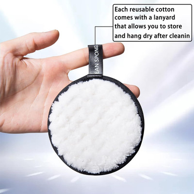 MYEONG Reusable Multi Color Makeup Remover And Cleansing Pads Makeup Remover(1 Wipes)