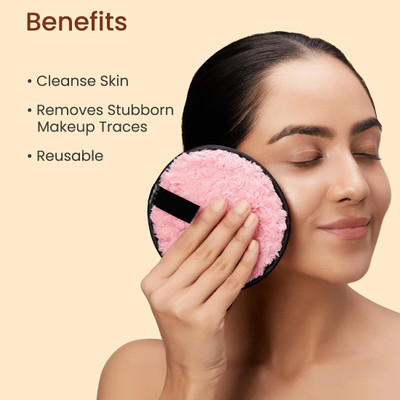 tanvi27 Multi-purpose & Reusable Best Quality Makeup Remover Cleansing Puff Makeup Remover(1 Wipes)