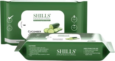 Shills Professional Cumber Wet Wipes Makeup Remover(25 g)