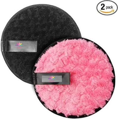 ANP Makeup Removal Reusable Cleansing Pads, Easily Removes Face & Eye Pack Of 2 Makeup Remover(2 Wipes)