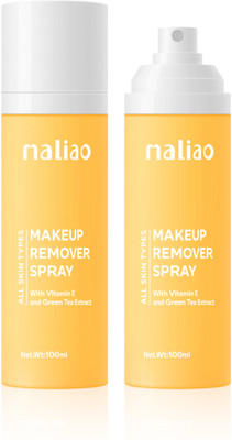 maliao Makeup Remover Spray - Refresh and Nourish with Vitamin E and Green Tea Extract Makeup Remover(100 ml)