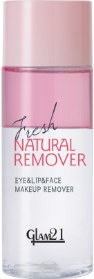 Glam21 Makeup Remover-Eye,Lip & Face Waterproof Longlasting Makeup| Gentle & Hydrating Makeup Remover(100 ml)
