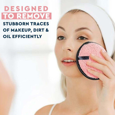 THTC Soft & Gentle Cleansing Reusable Makeup Remover Pad Makeup Remover(1 Wipes)